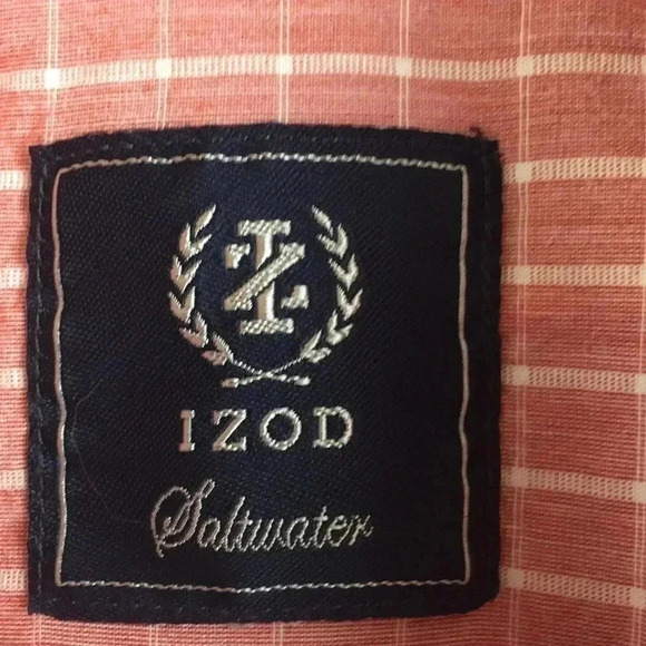 IZOD Saltwater 100% Cotton Size Small - Picture 5 of 7